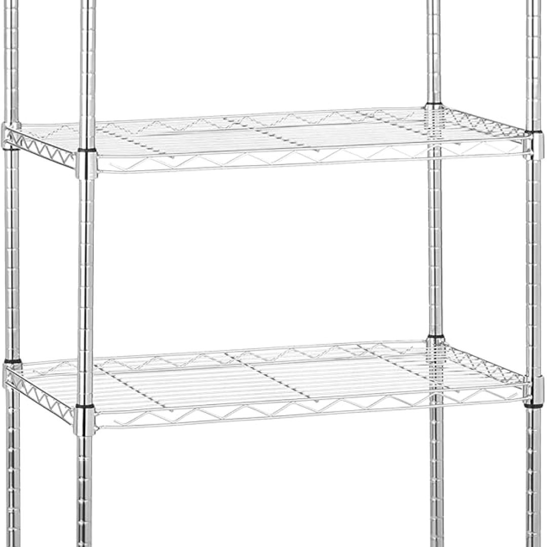 5-Shelf Adjustable Steel Storage Shelving Unit
