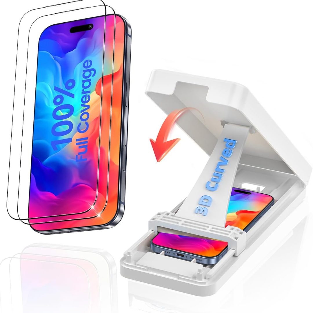 iPhone 17 Pro Max 3D Aluminum Glass Screen Protector 2-Pack