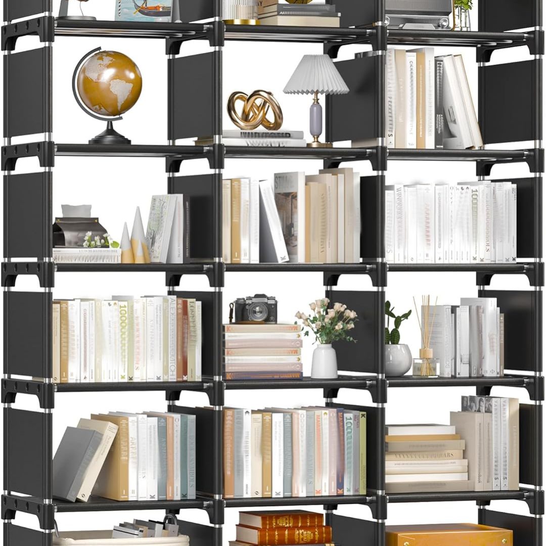 18 Black Cube Storage Organizers