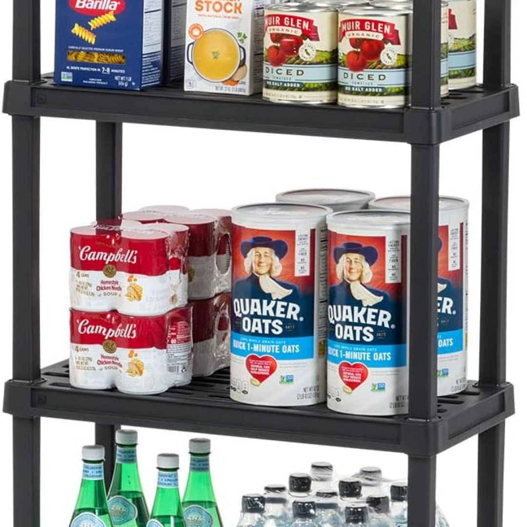 Heavy Duty Plastic Shelving Unit
