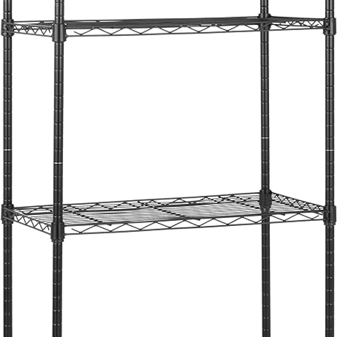 4-Shelf Narrow Adjustable Storage