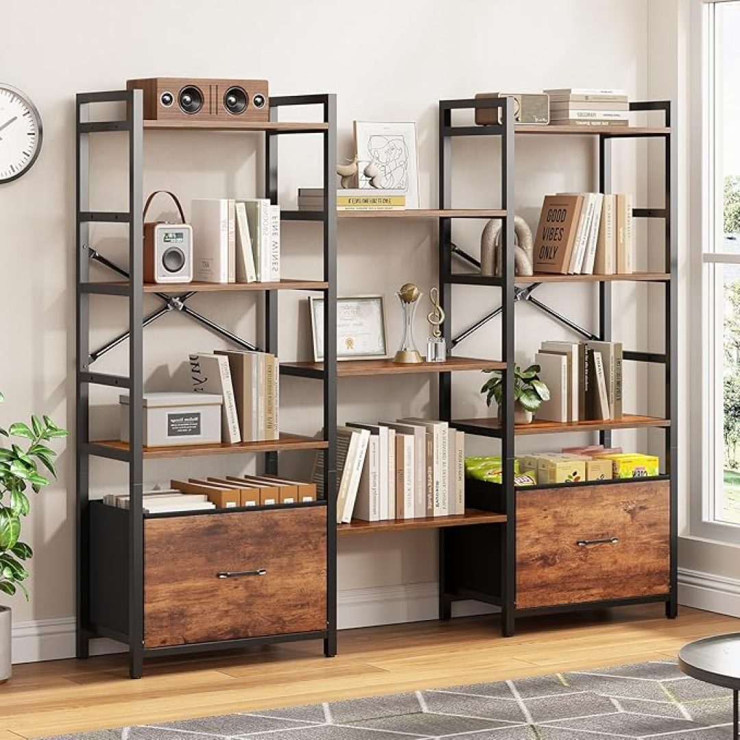 Triple 4 Tier Bookshelf