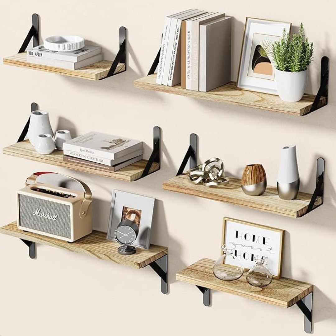 Set of 6 Floating Shelves