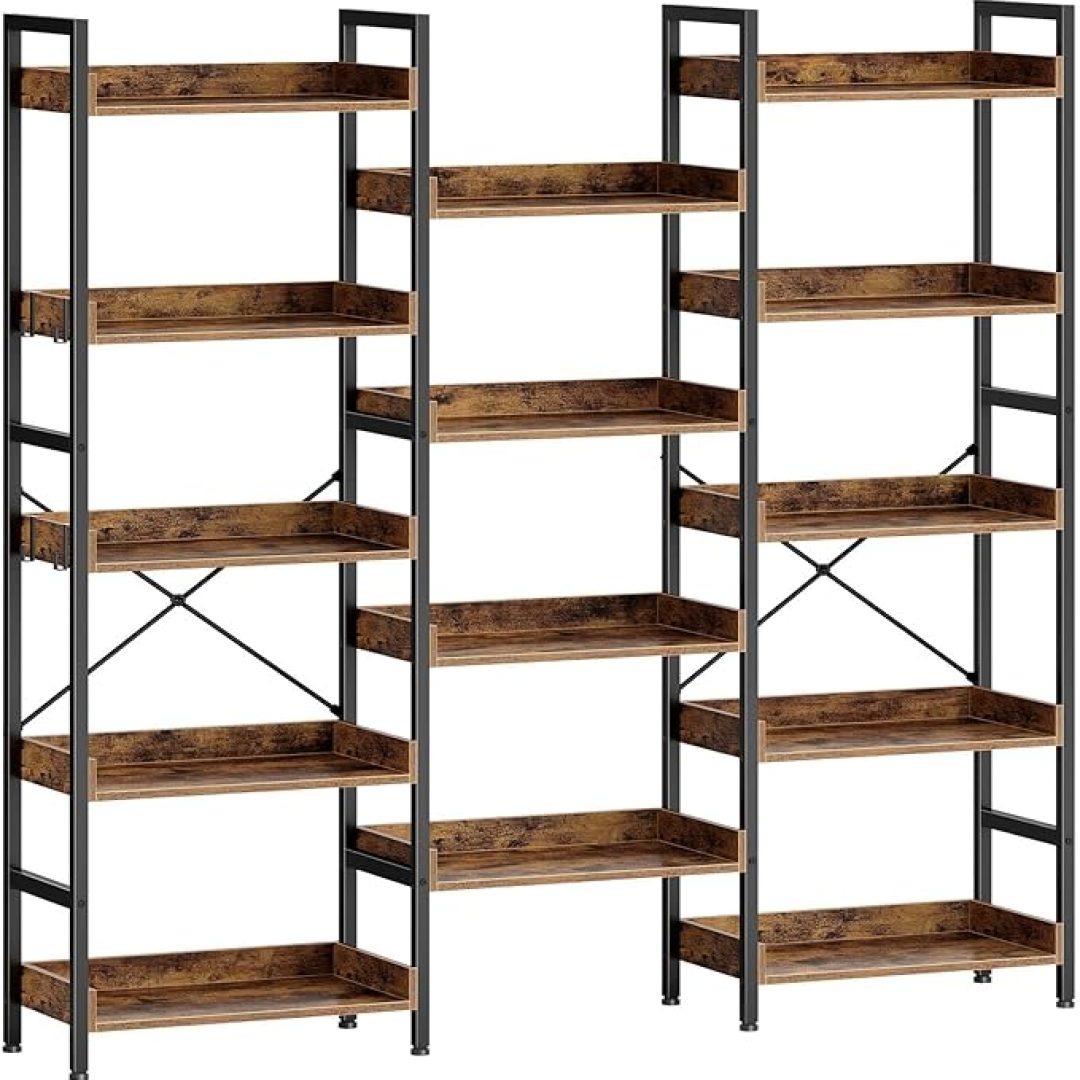Industrial Wide Bookshelf