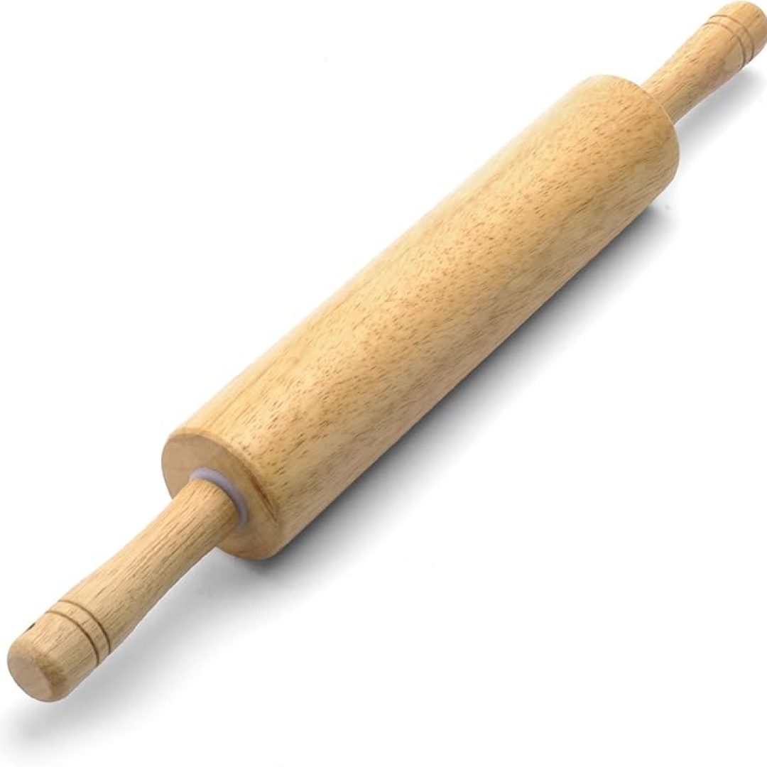 Classic Wood Rolling Pin, 17.75 Inch