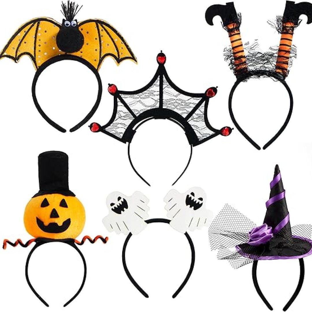 6 Pcs Halloween Headbands