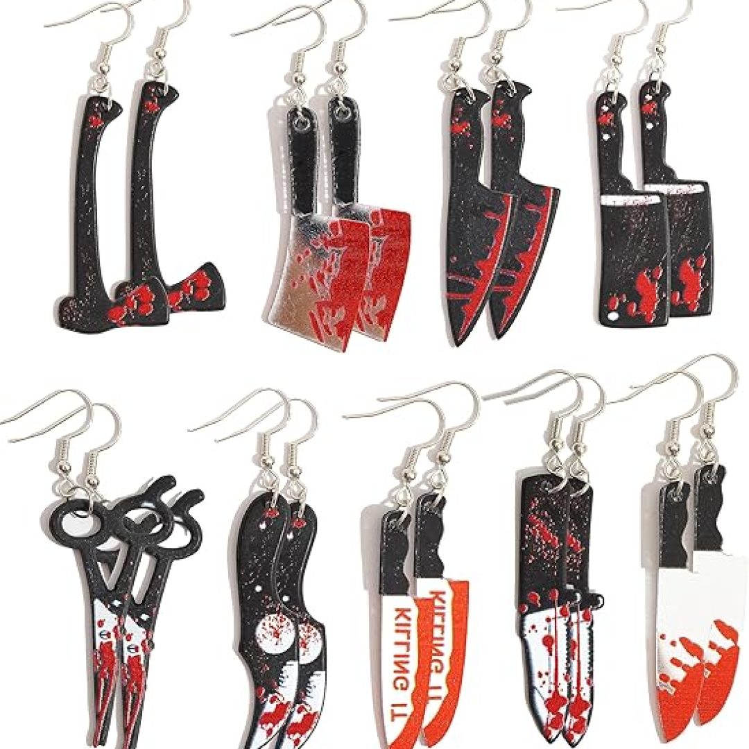 9 Pairs Halloween Earrings