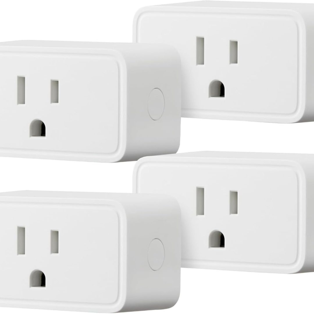 4-Pack Smart Plug for Alexa 2.4GHz Wi-Fi No Hub Required