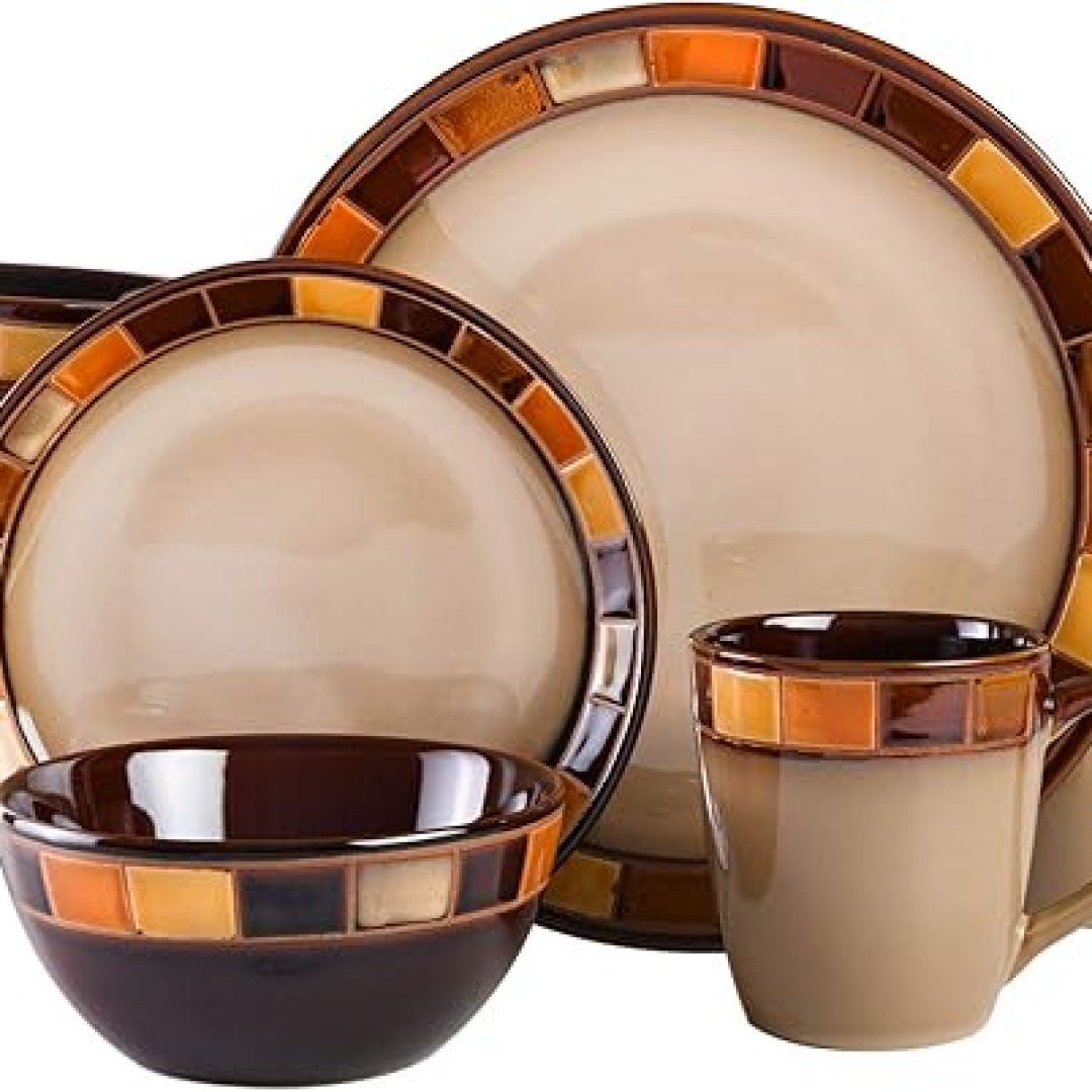 Gibson Casa Estebana 16-piece Dinnerware Set Service for 4