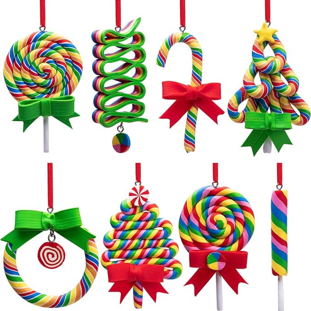Christmas Lollipop Ornaments