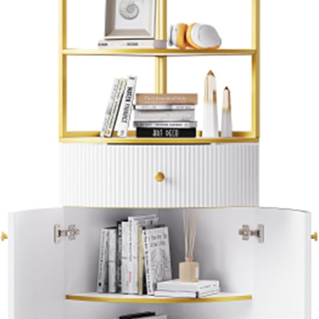 Corner Bookshelf