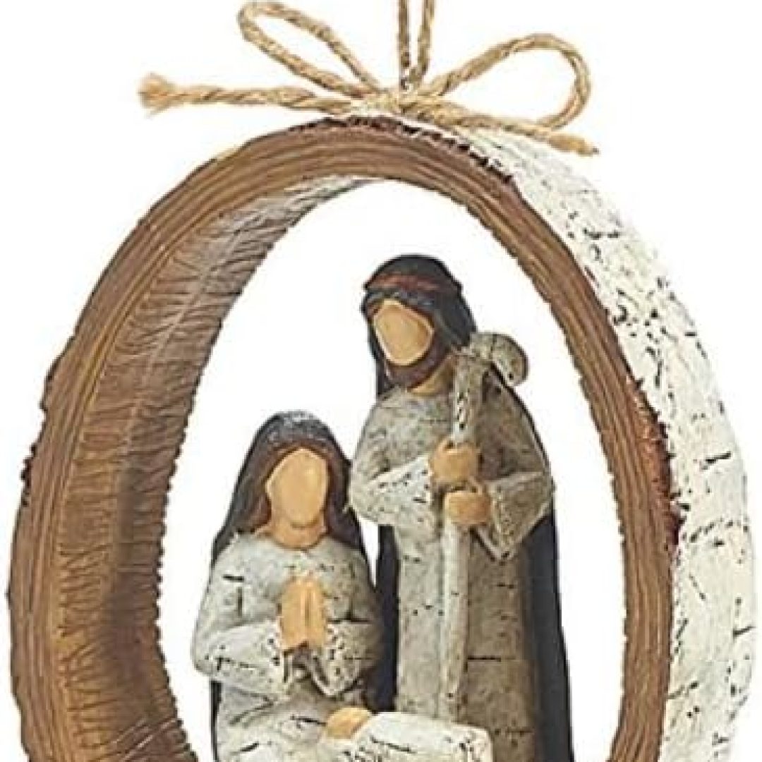 Holy Family Resin Ornament