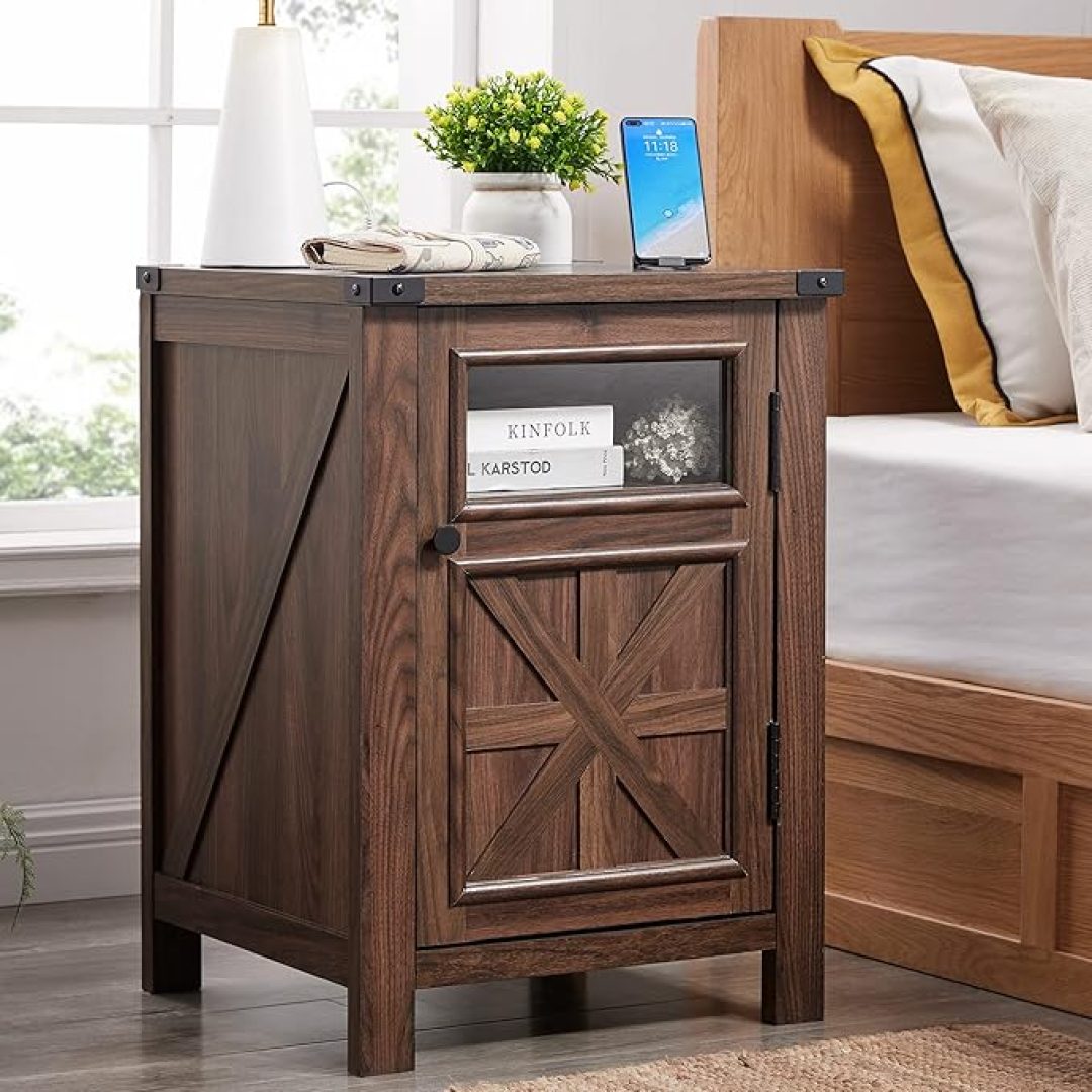 18” Rustic Nightstand
