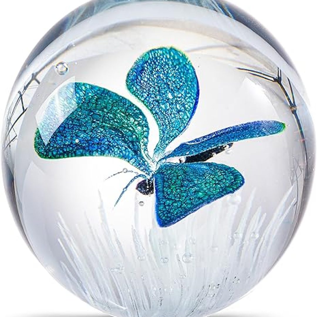 Hand Blown Glass Butterfly