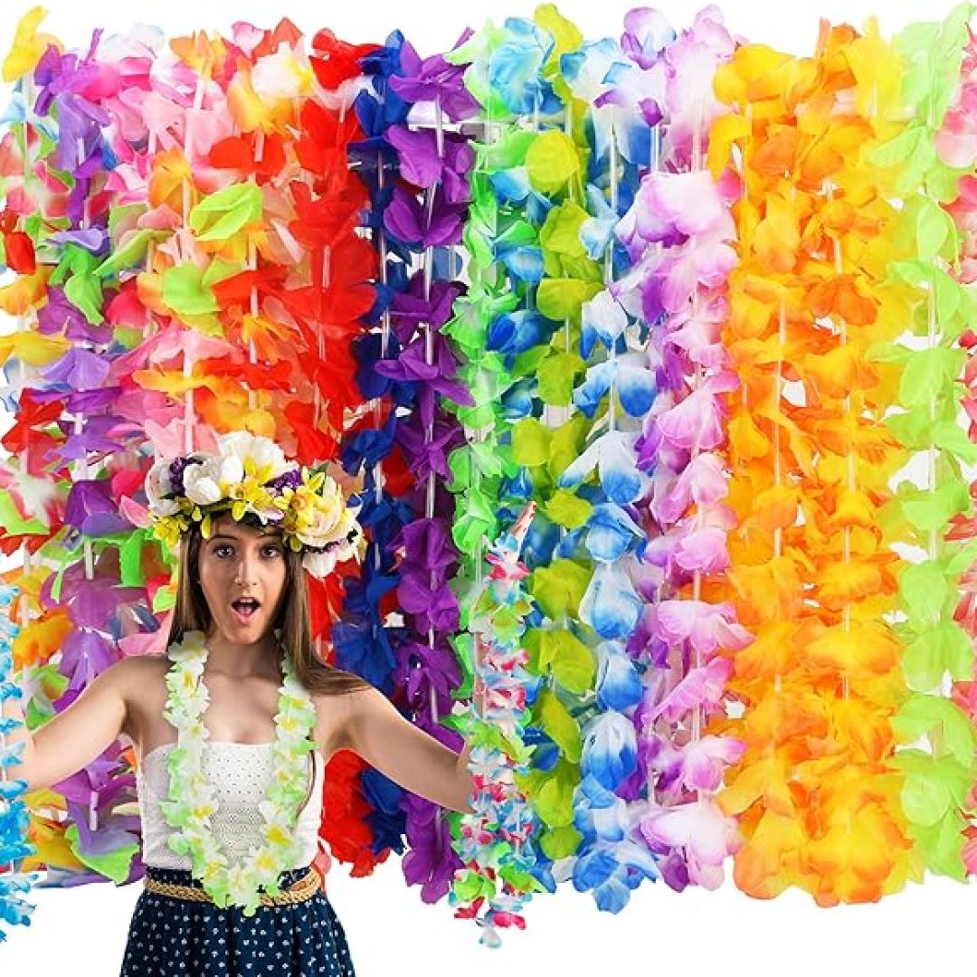 24pcs Leis for Luau Party