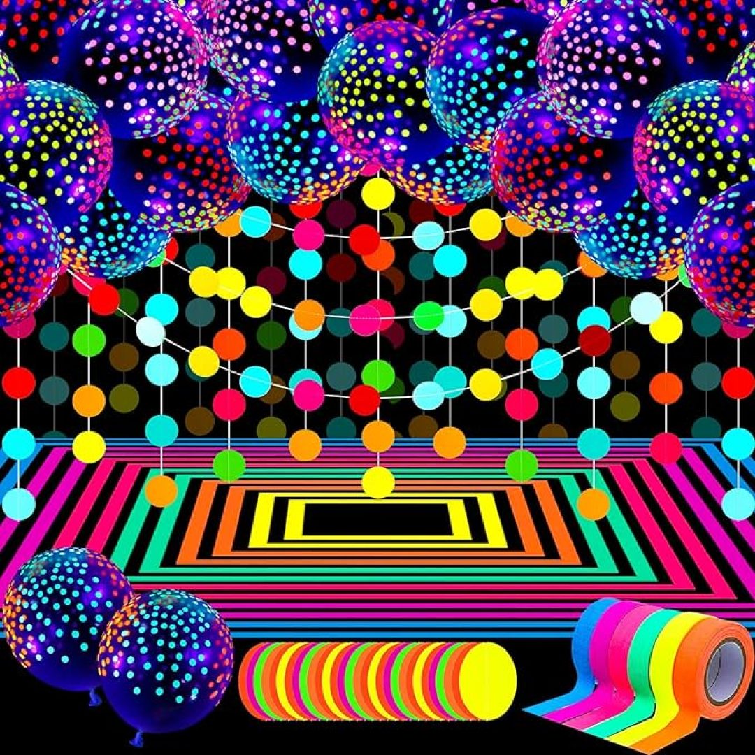 Glow Neon Party Supply Set