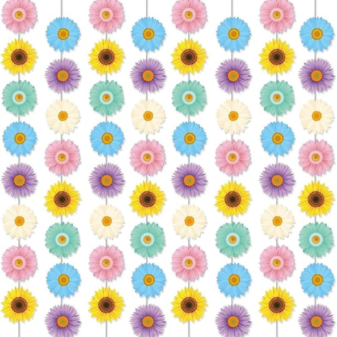12 Packs Spring Sun Flowers Banners Sunflower