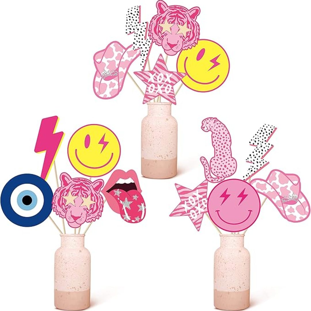 Hot Pink Party Centerpieces