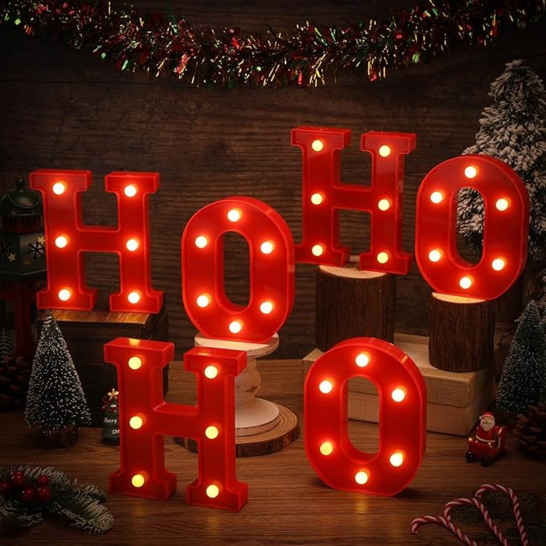 Christmas Light up Letters