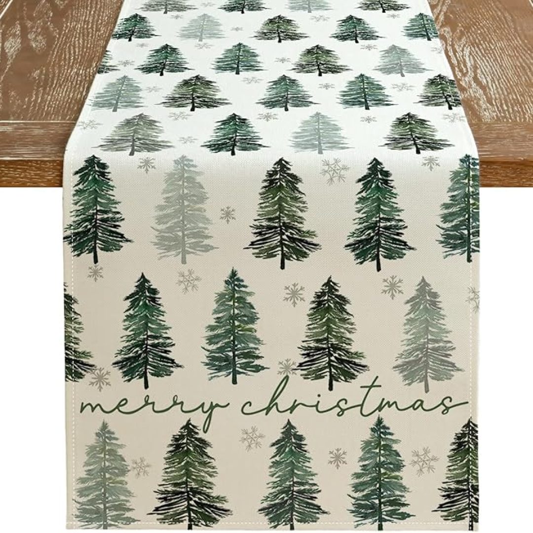 Christmas Tree Table Runner