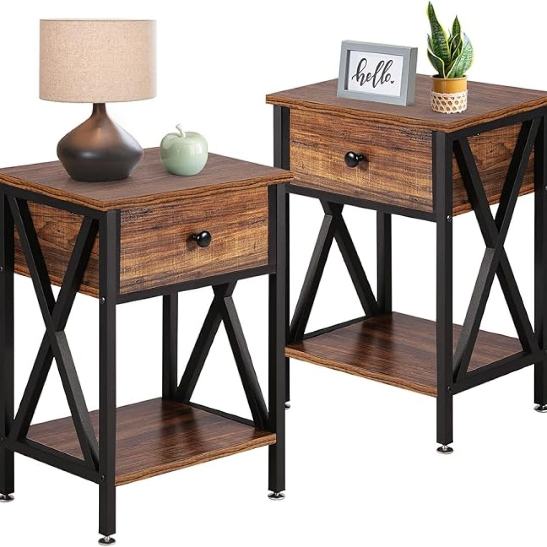 Modern Bedside End Tables