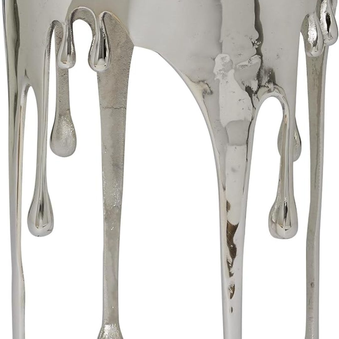 Metal Side End Accent Table