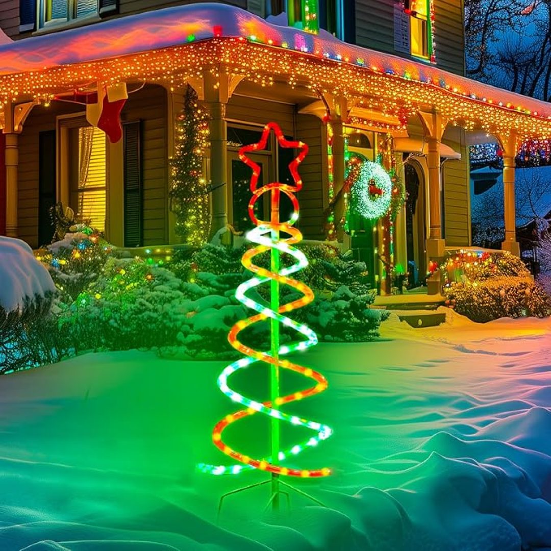 Spiral Tree Lights