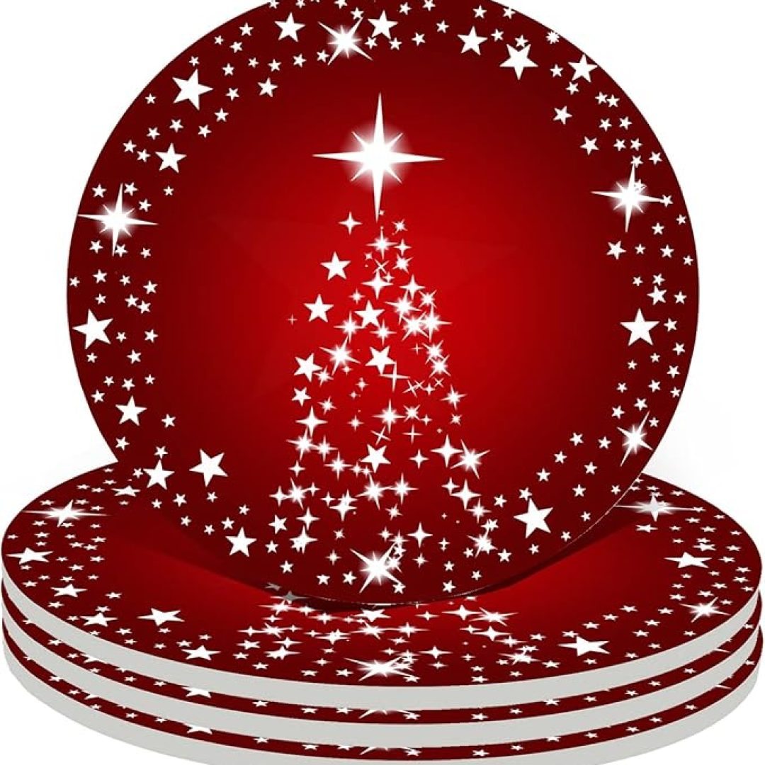 Xmas Decor Soft Coasters