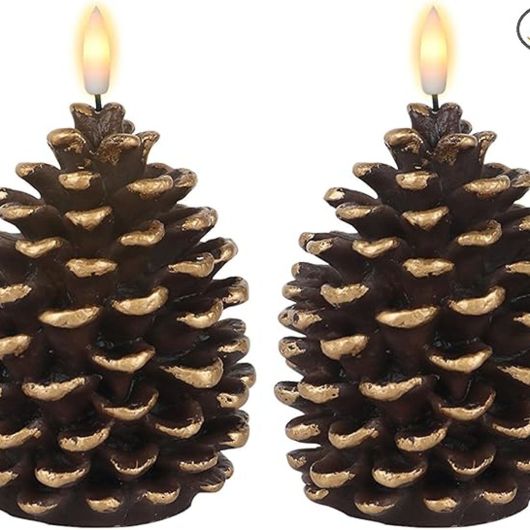 Pinecone Candles
