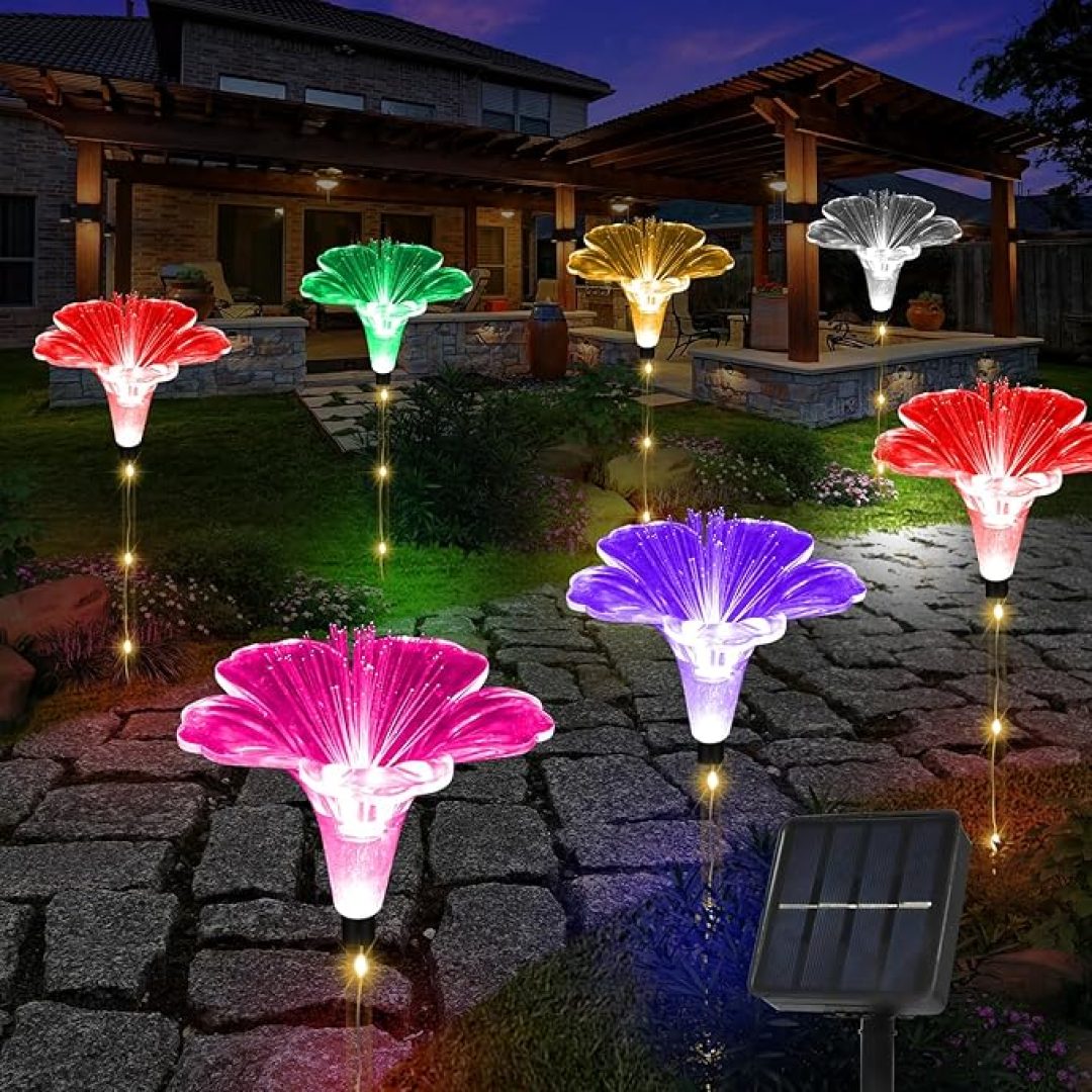 Fiber Optic Lily Flowers