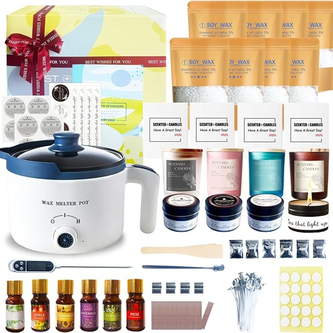 Candle Making Kit for Candles, Home DIY Candle Wax
