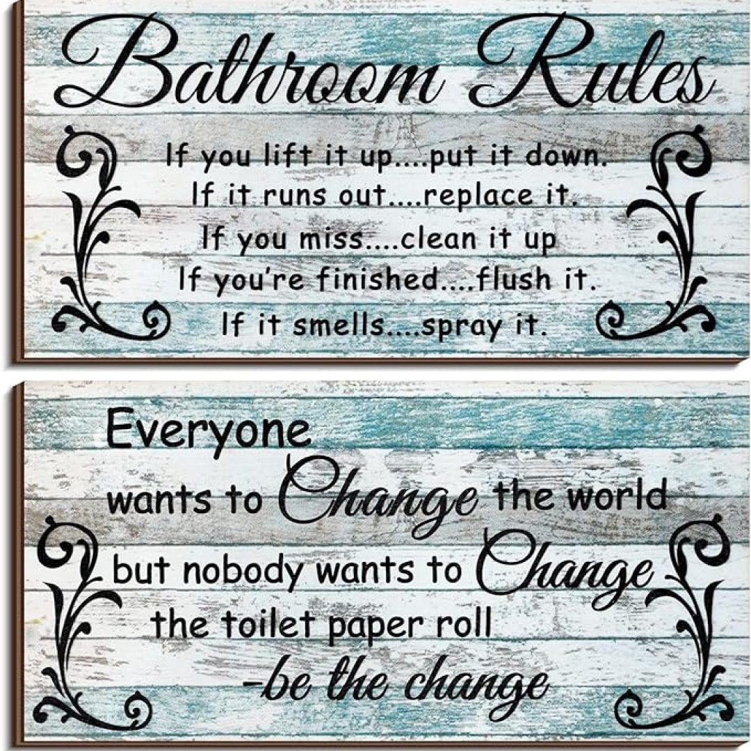 Bathroom Signs