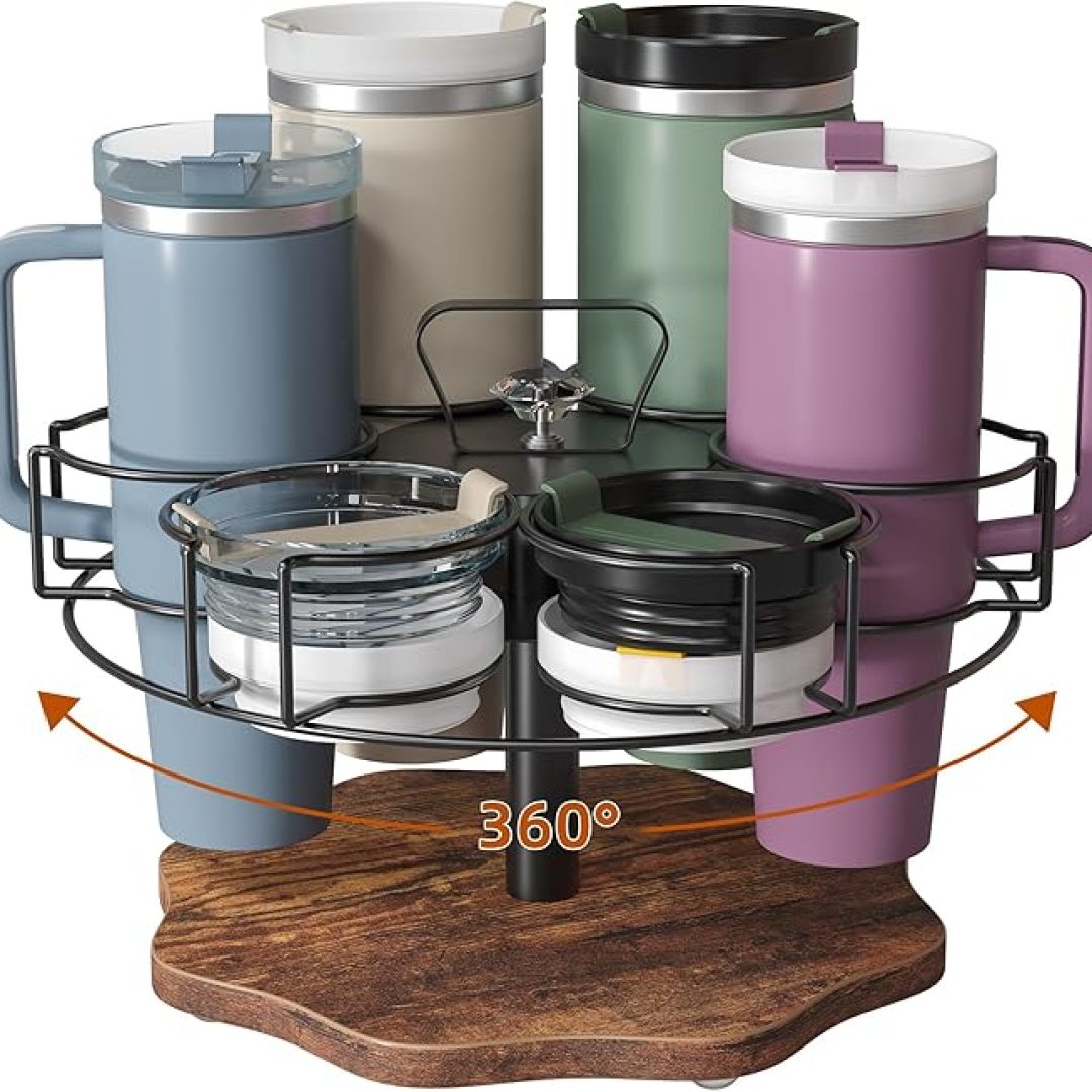 Rotatable Tumbler Organizer