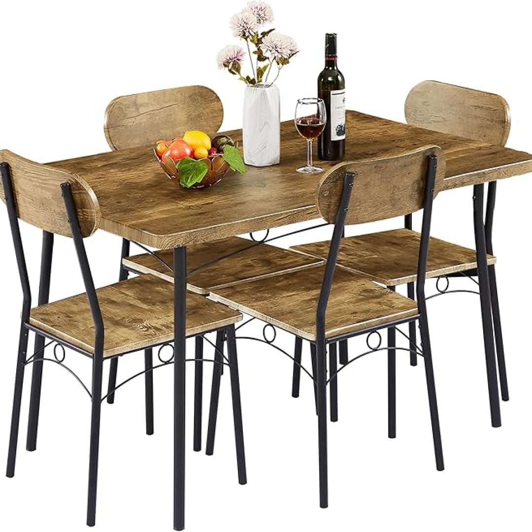 5 Piece Dinette with Chairs