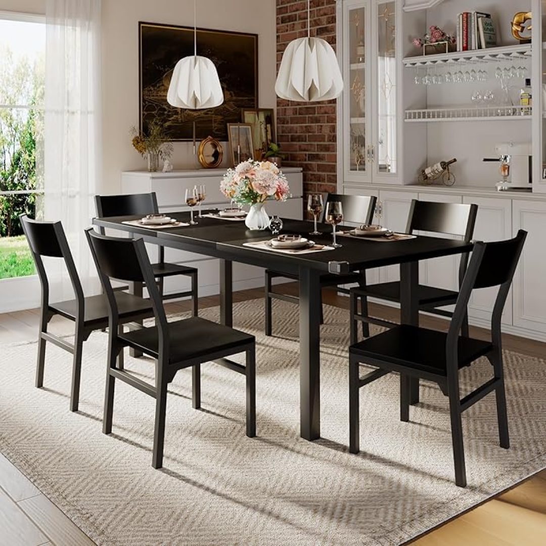 7-Piece Dining Table & Chairs Set