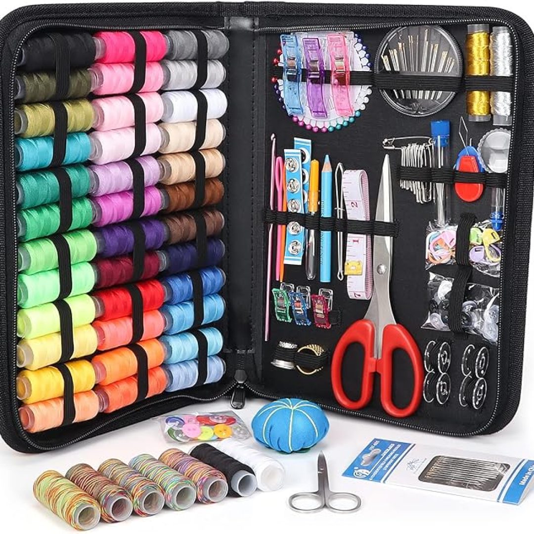 Large Sewing Kit for Adults: YUANHANG Newly Upgraded 251 Pcs Premium Sewing Supplies Set