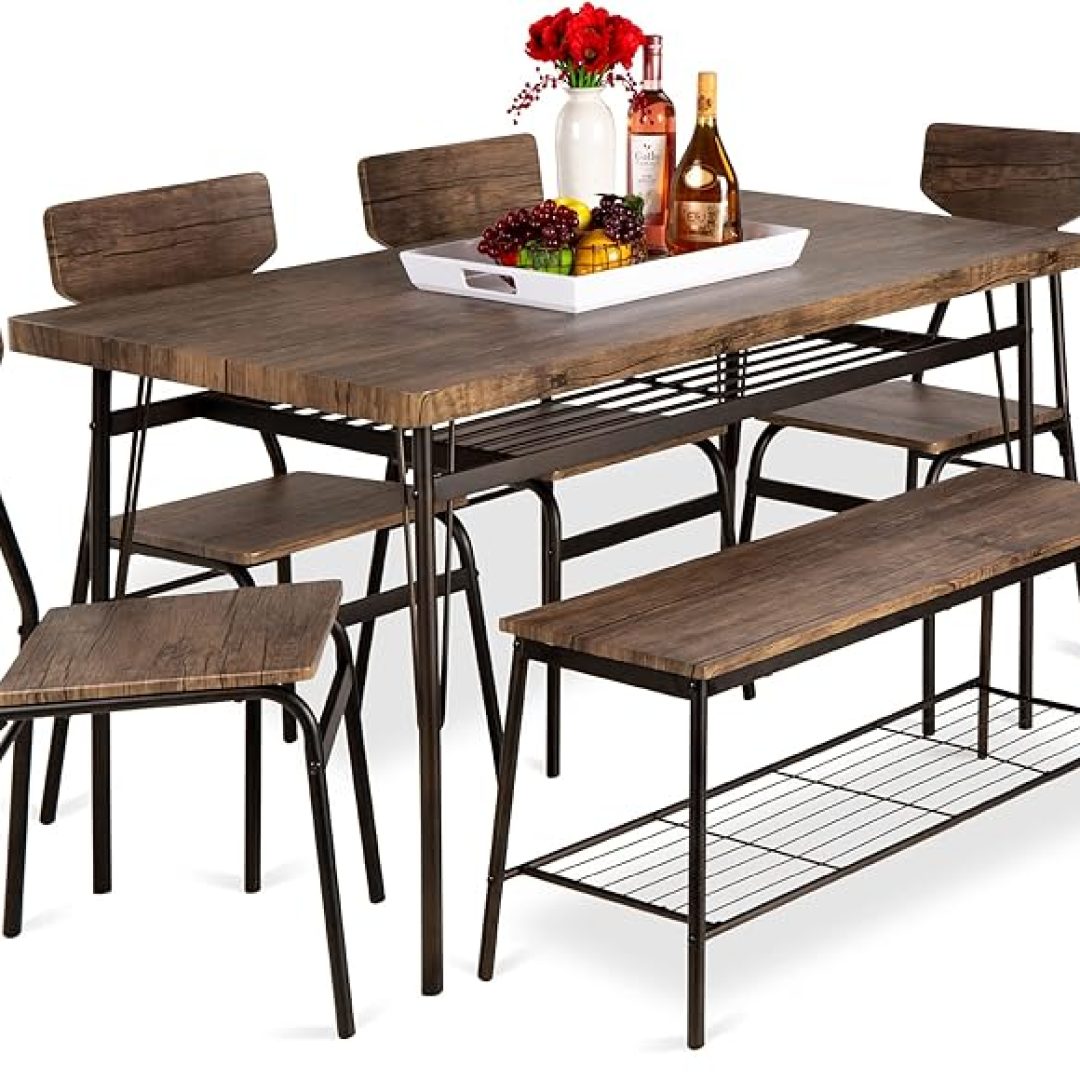 6-Piece 55in Modern Dining Set
