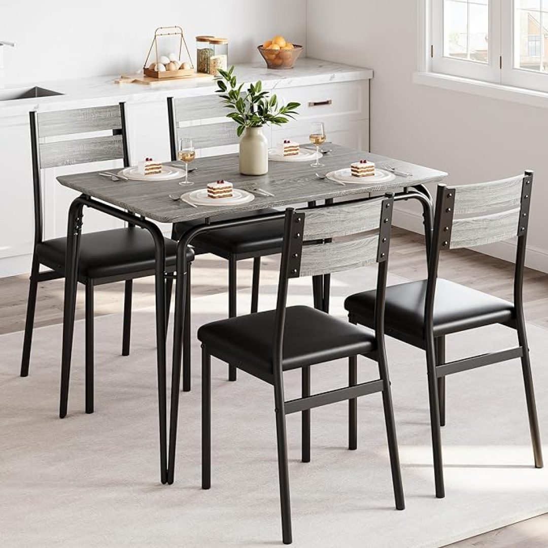 Square Dinette Set for 4
