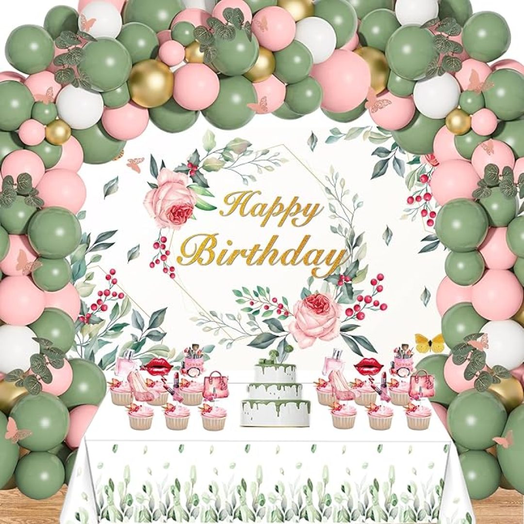 Floral Birthday Backdrop