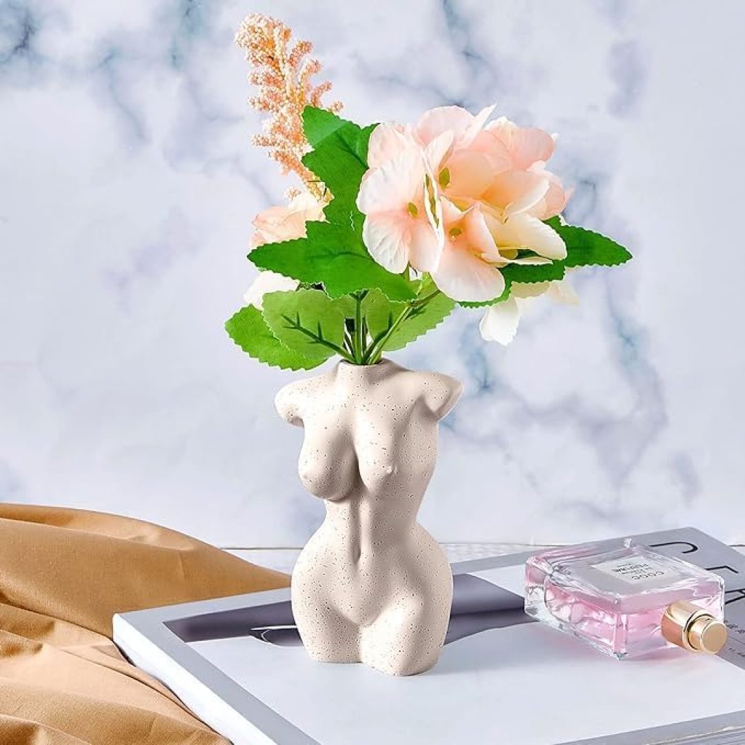 Small Female Body Vase Female Form Cute Bud Flower Vases