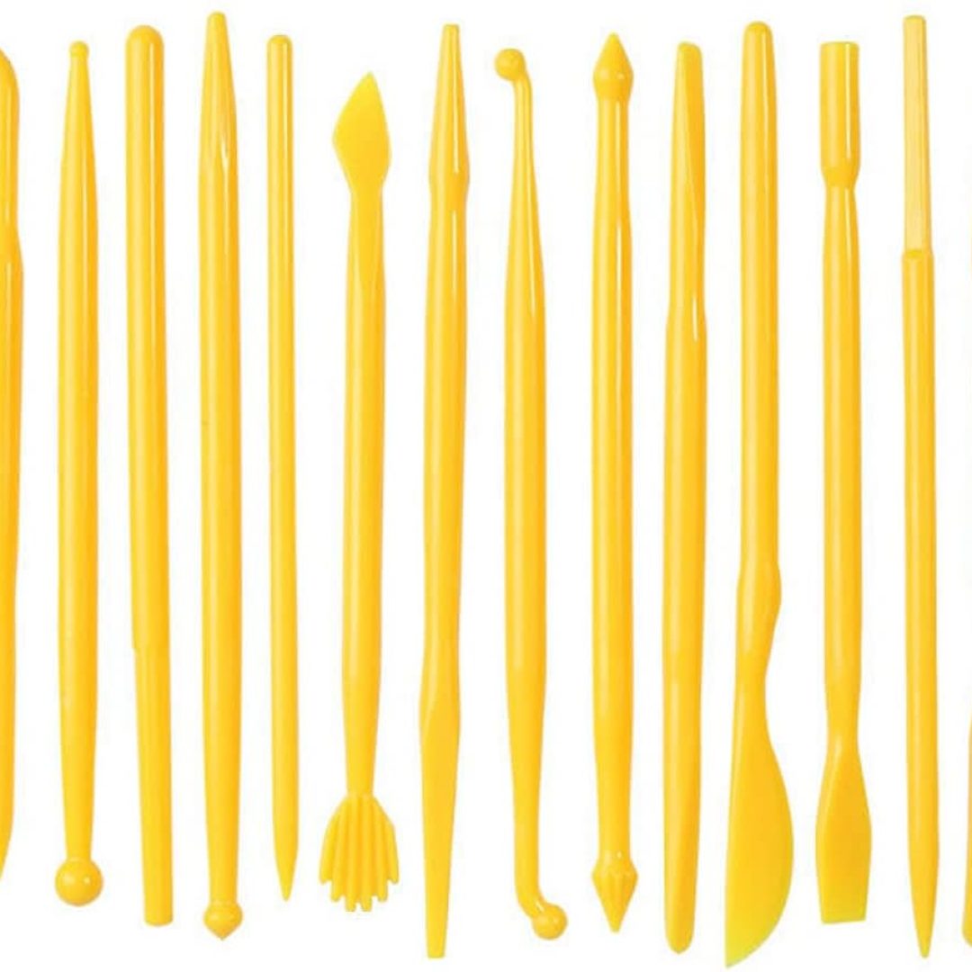 14PCS Polymer Clay Carving & Modeling Tool Set for Beginners