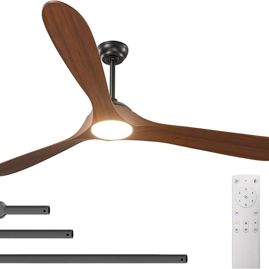 2 inch Indoor/Outdoor Ceiling Fan with Remote Control