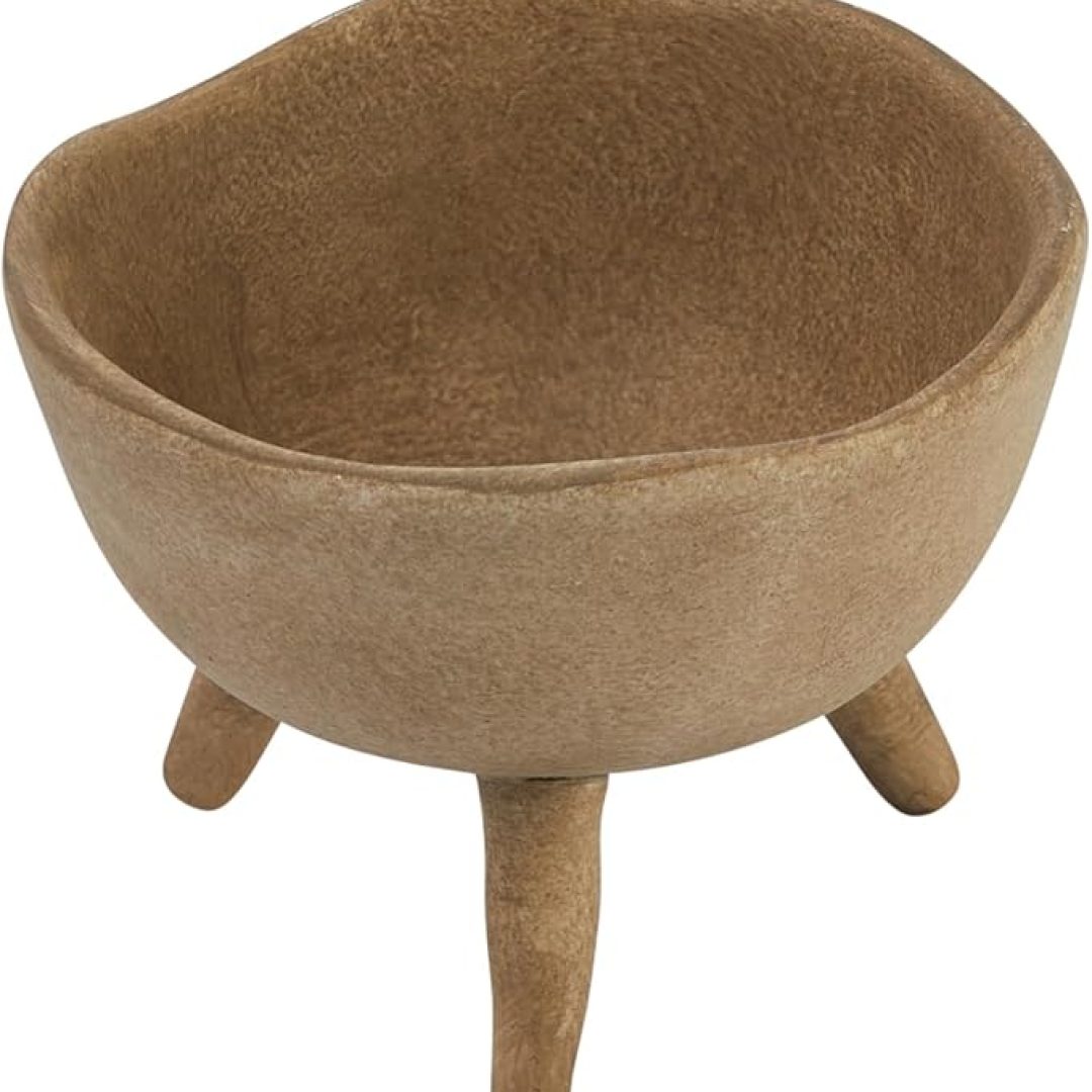 Co-Op Boho Terracotta Footed Planter with Organic Edge