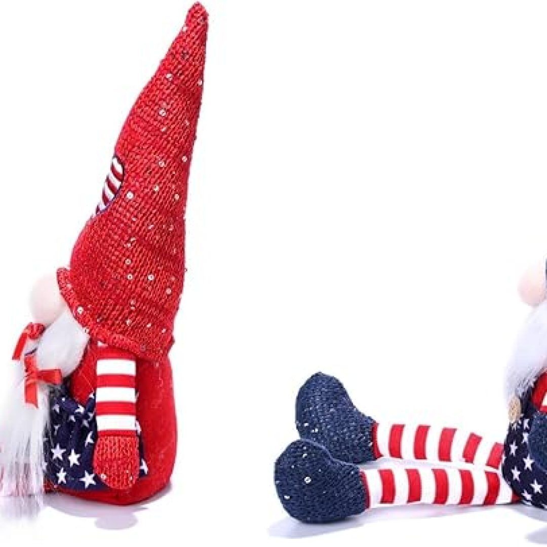 Gnomes Patriotic Plush set Decorations for Home, 2pcs