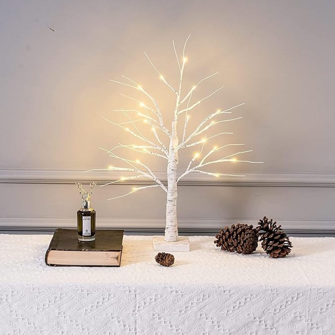 White Money Artificial Tree Christmas Decorations Indoor