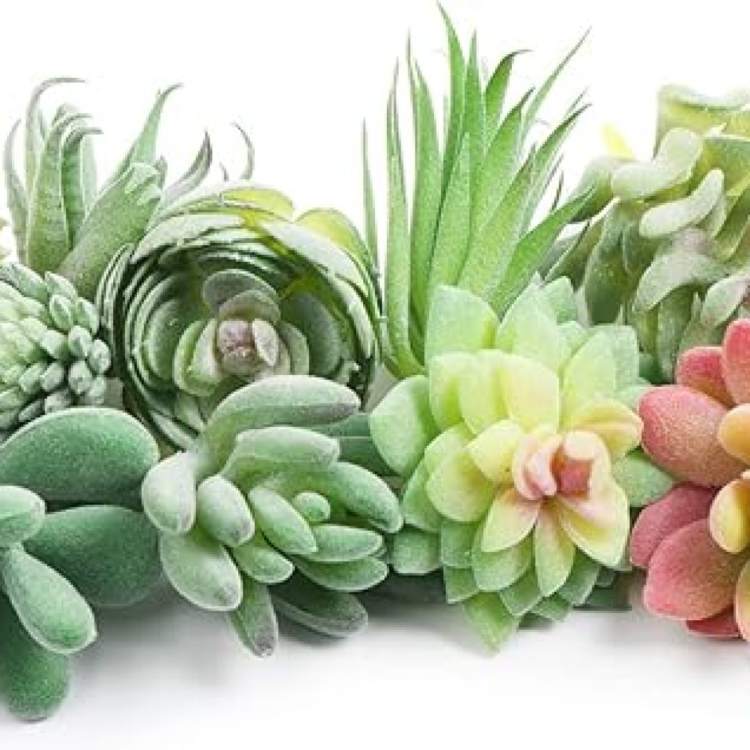 12 Pcs Artificial Succulents Mini Fake Plants