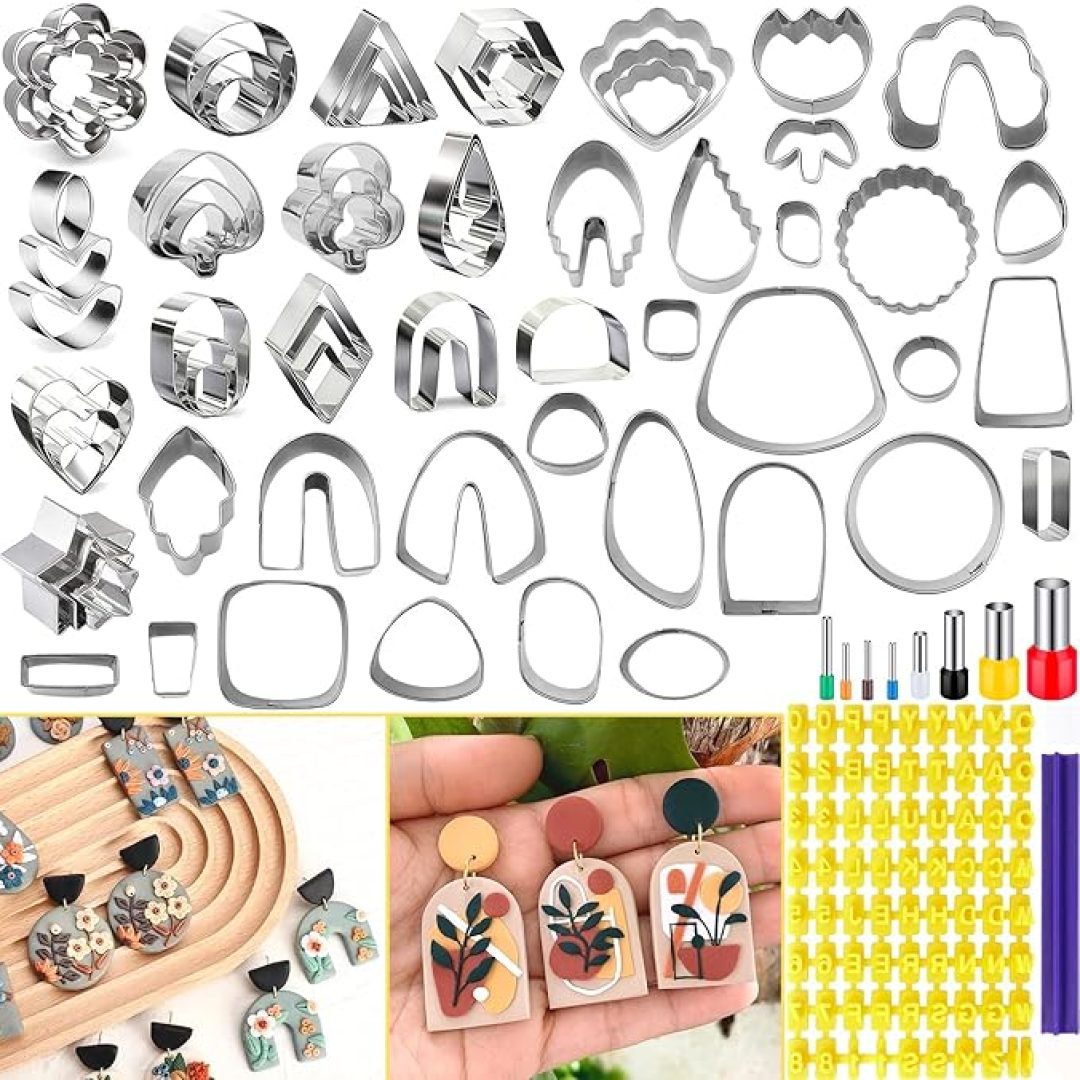 Clay Letter Stamp Jewelry Making Sculpting Clay