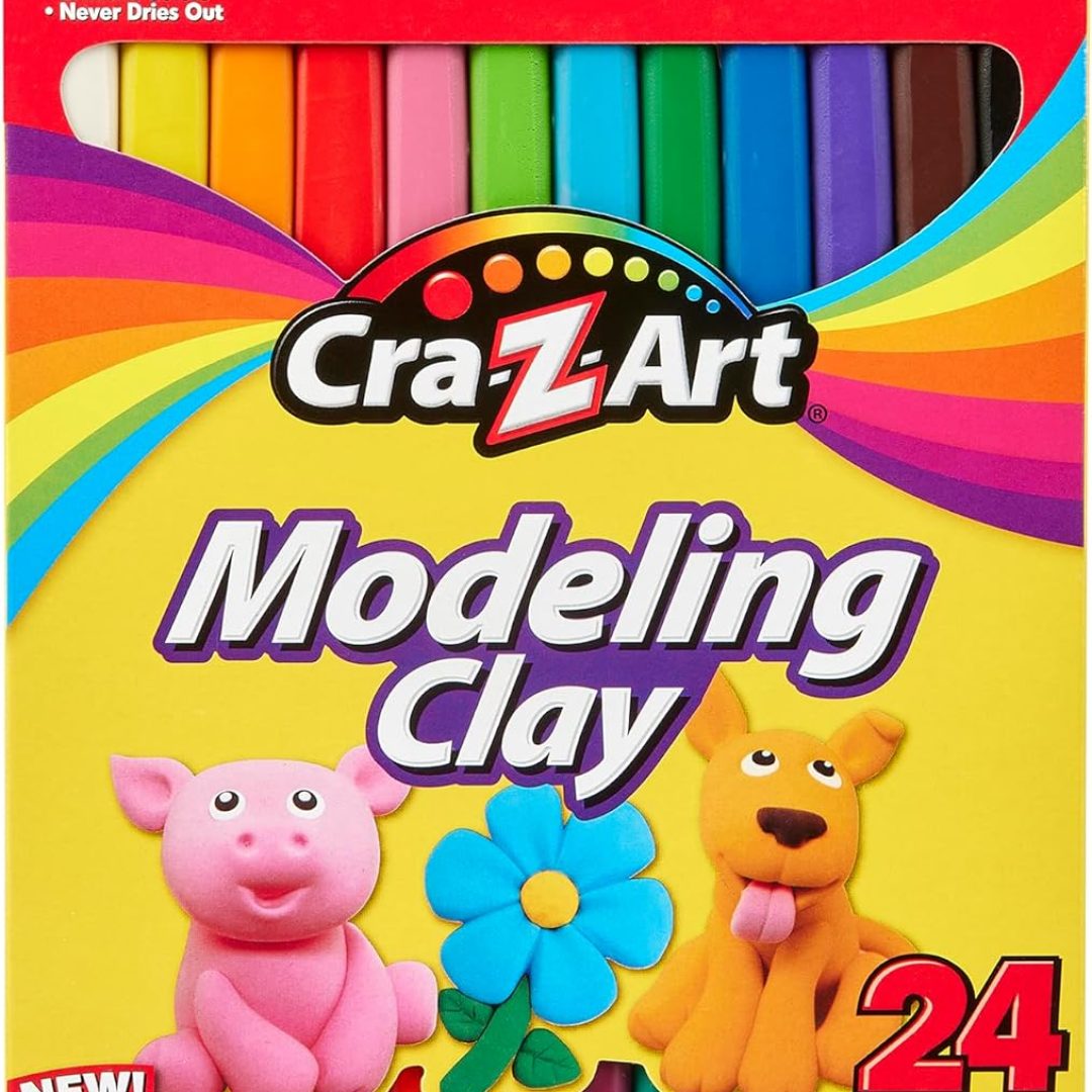 Roll over image to zoom in Cra-Z-Art Modeling Clay, 17.5 oz, 24 Count (10901)