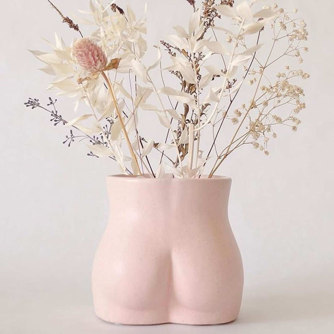 Butt Planter Booty Vases for Flowers w/Drainage