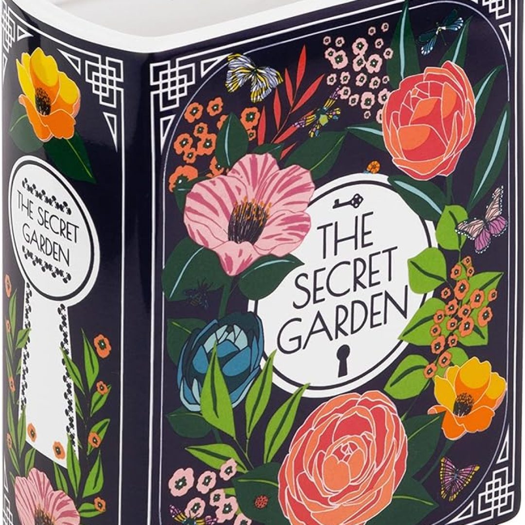 Book-Shaped Decorative Vase, Ceramic Vases for Home Decor